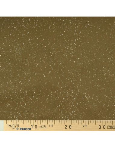 Wasserdichter Leinwandstoff für Regenmantel - Olivgrünes Batikmuster