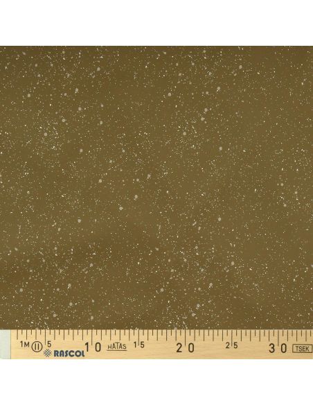 Wasserdichter Leinwandstoff für Regenmantel - Olivgrünes Batikmuster