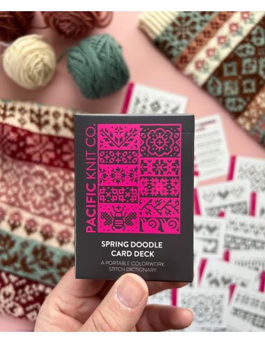 Doodles-Karten – Frühling – Kartendeck