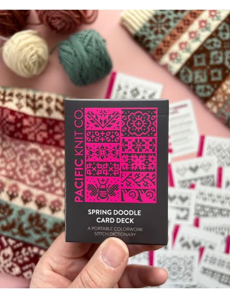 Doodles-Karten – Frühling – Kartendeck
