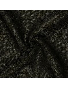 Lurex-Jutegewebe - Schwarz