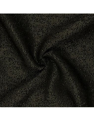 Lurex-Jutegewebe - Schwarz