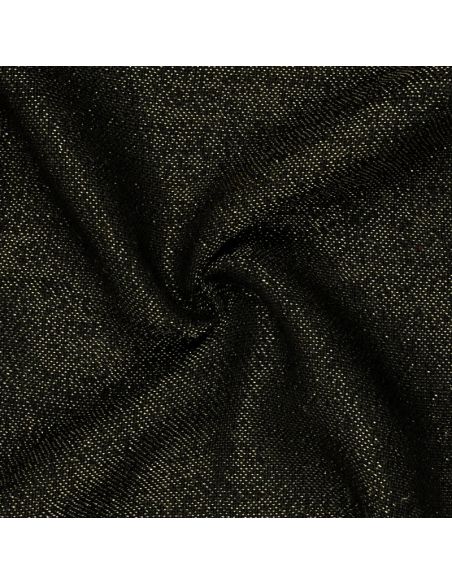 Lurex-Jutegewebe - Schwarz
