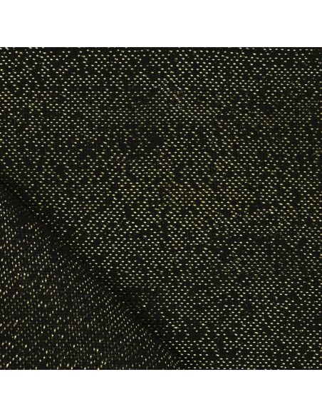 Lurex-Jutegewebe - Schwarz