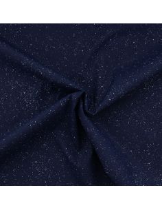 Wasserdichter Segeltuchstoff für Regenmäntel - Blaues Batikmuster