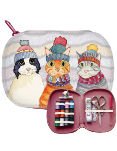Nähset - Katze und Mütze