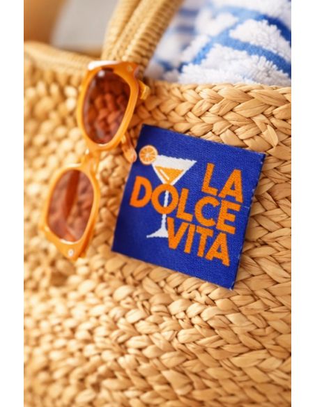 Set aus 4 Aufnähetiketten - La dolce vita